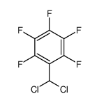 1-(dichloromethyl)-2,3,4,5,6-pentafluorobenzene structure