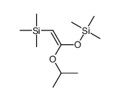 trimethyl-(1-propan-2-yloxy-2-trimethylsilylethenoxy)silane结构式