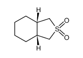 cis-8-thiabicyclo[4.3.0]nonane 8,8-dioxide结构式