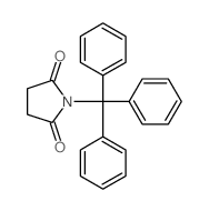 1-tritylpyrrolidine-2,5-dione结构式