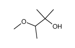 3-methoxy-2-methyl-butan-2-ol结构式