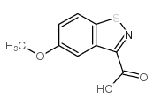 5-METHOXYBENZO[D]ISOTHIAZOLE-3-CARBOXYLIC ACID structure
