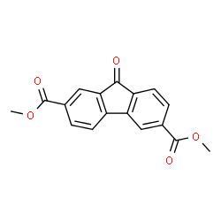 Dimethyl 9-oxo-9H-fluorene-2,6-dicarboxylate Structure