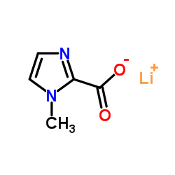 1-METHYLIMIDAZOLE-2-CARBOXYLIC ACID, LITHIUM SALT结构式