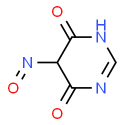 4,6(1H,5H)-Pyrimidinedione, 5-nitroso- (9CI)结构式