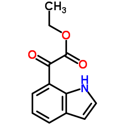 1H-Indole-7-acetic acid, a-oxo-, ethyl ester structure