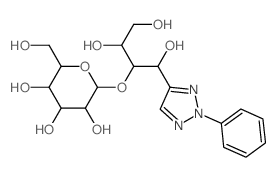 b-D-Glucopyranoside,(1S,2R)-2,3-dihydroxy-1-[(R)-hydroxy(2-phenyl-2H-1,2,3-triazol-4-yl)methyl]propyl(9CI) picture