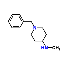 4-甲氨基-1-苄基哌啶结构式