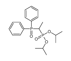 [1-di(propan-2-yloxy)phosphorylethyl-phenylphosphoryl]benzene Structure