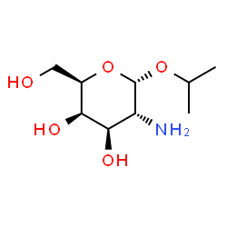 alpha-D-Galactopyranoside, 1-methylethyl 2-amino-2-deoxy- (9CI) structure