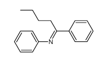 (E)-N,1-diphenylpentan-1-imine Structure
