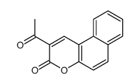 2-ACETYL-BENZO[F]CHROMEN-3-ONE Structure