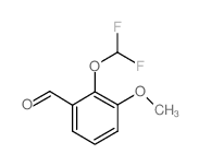 2-Difluoromethoxy-3-methoxy-benzaldehyde Structure