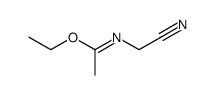N-cyanomethyl-acetimidic acid ethyl ester Structure