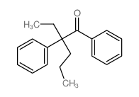 1-Pentanone,2-ethyl-1,2-diphenyl-结构式