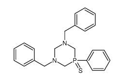 1,3-dibenzyl-5-phenyl-5-sulfanylidene-1,3,5λ5-diazaphosphinane结构式