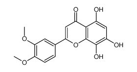 2-(3,4-dimethoxyphenyl)-5,7,8-trihydroxychromen-4-one结构式