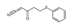 1-diazo-4-(phenylthio)butan-2-one Structure