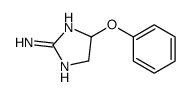 1H-Imidazol-2-amine,4,5-dihydro-4-phenoxy-(9CI) structure