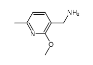 3-aminomethyl-2-methoxy-6-methyl-pyridine结构式