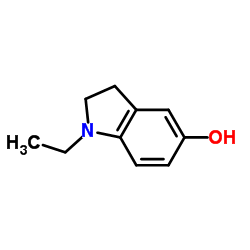 1-Ethyl-5-indolinol Structure
