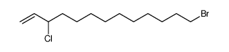 13-bromo-3-chloro-1-tridecene Structure