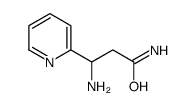 3-氨基-3-吡啶-2-丙酸酰胺结构式