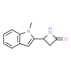 2-Azetidinone,4-(1-methyl-1H-indol-2-yl)-(9CI) structure