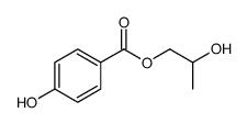 4-Hydroxybenzoic acid 2-hydroxypropyl ester结构式