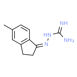 Hydrazinecarboximidamide, 2-(2,3-dihydro-5-methyl-1H-inden-1-ylidene)- (9CI)结构式