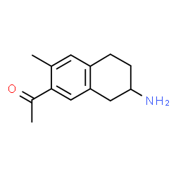 Ethanone, 1-(7-amino-5,6,7,8-tetrahydro-3-methyl-2-naphthalenyl)- (9CI)结构式