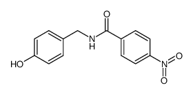 N-(4'-nitrobenzoyl)-4-hydroxybenzylamine结构式