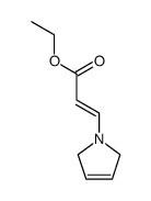 ethyl (E)-3-(2,5-dihydro-1H-pyrrol-1-yl)acrylate Structure
