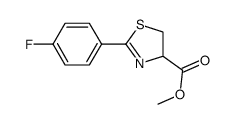 methyl 2-(4-fluorophenyl)-4,5-dihydrothiazole-4-carboxylate Structure