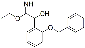 Benzeneethanimidic acid,-alpha--hydroxy-2-(phenylmethoxy)-,ethyl ester (9CI) Structure