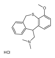 4-Methoxy-11-(dimethylaminomethyl)-6,11-dihydrodibenzo(b,e)thiepin hyd rochloride picture