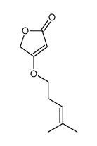 3-(4-methylpent-3-enoxy)-2H-furan-5-one结构式