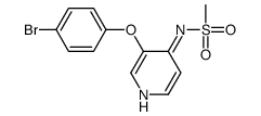 N-[3-(4-bromophenoxy)pyridin-4-yl]methanesulfonamide Structure