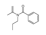 N-propyl N-(isopropenyl) benzamide结构式