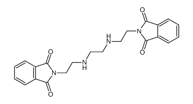 N,N'-Bis(2-phthalimidoethyl)ethylene diamine Structure