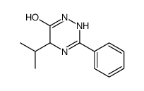 3-phenyl-5-propan-2-yl-2,5-dihydro-1H-1,2,4-triazin-6-one结构式