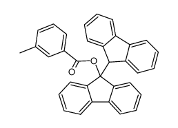 9H,9'H-[9,9'-bifluoren]-9-yl 3-methylbenzoate结构式