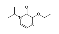 2H-1,4-Thiazin-3(4H)-one,2-ethoxy-4-(1-methylethyl)-(9CI) structure