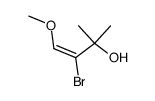 (E)-3-Bromo-4-methoxy-2-methyl-3-buten-2-ol结构式