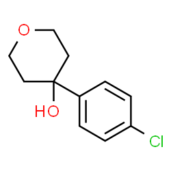 4-(4-CHLOROPHENYL)-TETRAHYDRO-2H-PYRAN-4-OL结构式