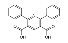 2,6-diphenyl-pyridine-3,5-dicarboxylic acid Structure