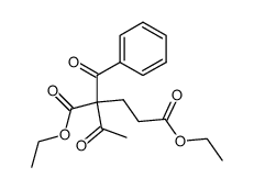 2-acetyl-2-benzoyl-glutaric acid diethyl ester Structure