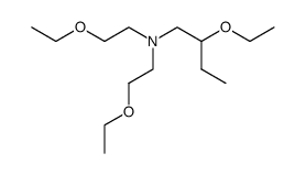bis-(2-ethoxy-ethyl)-(2-ethoxy-butyl)-amine结构式