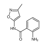 2-amino-N-(3-methyl-1,2-oxazol-5-yl)benzamide Structure