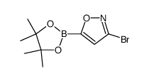 3-Bromo-isoxazole-5-boronic acid pinacol ester Structure